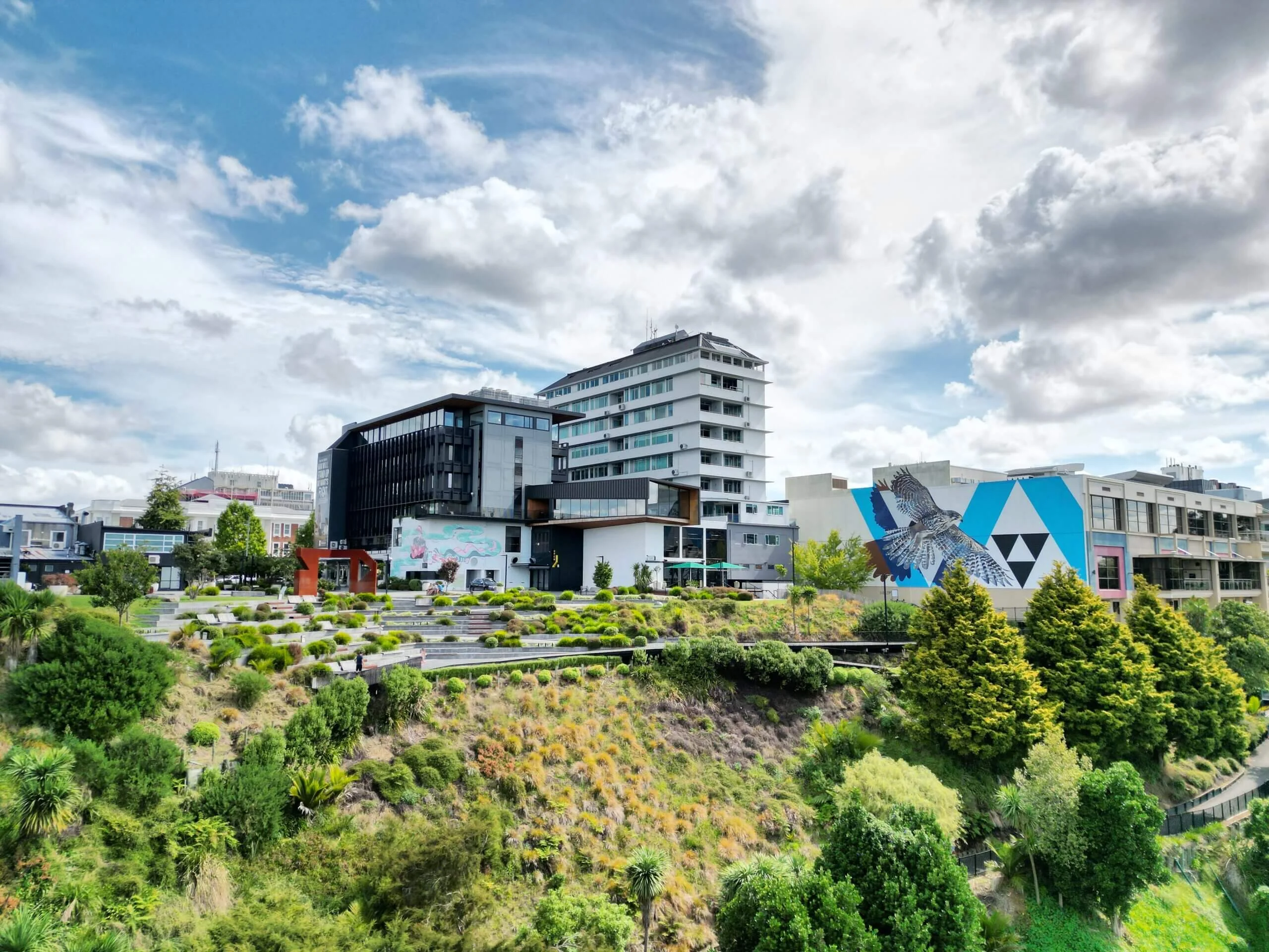Hamilton city and the Waikato River